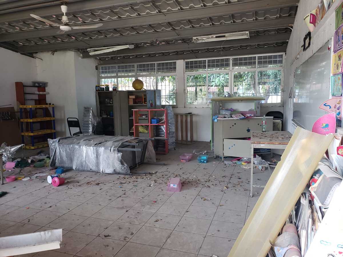 Incendio deja perdidas a jardín de niños Luis Barragán Morfin (Diana Barajas)