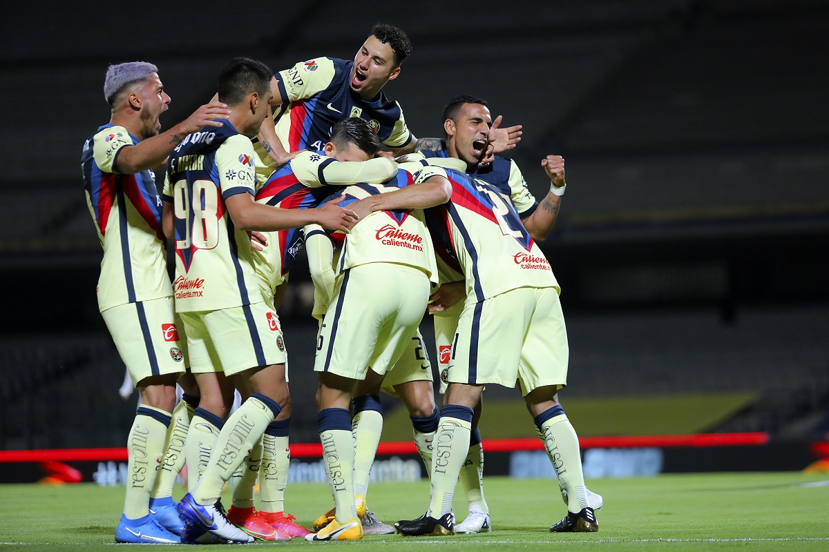 Jugadores del América en festejo (Imago7)