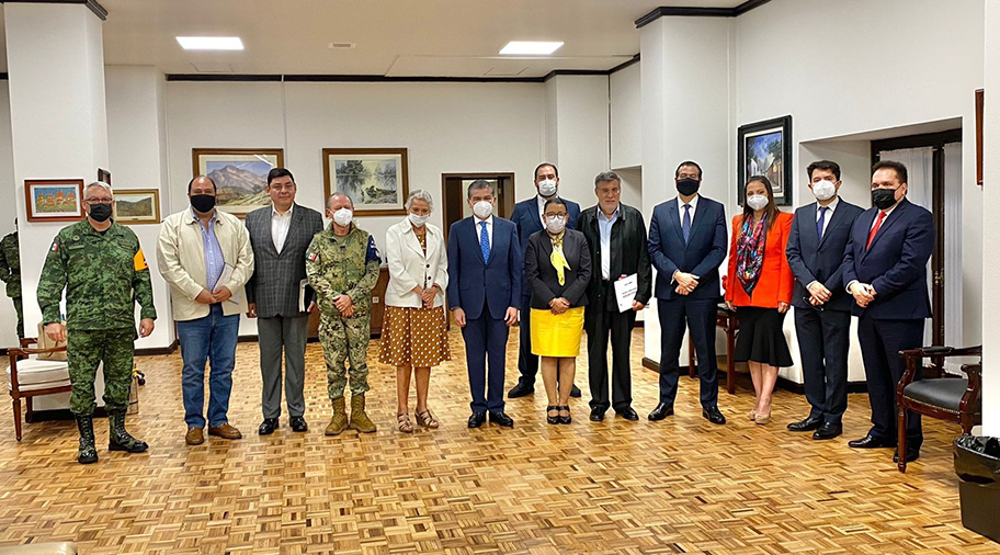 La reunión se llevó a cabo en CdMx en el Palacio Federal. (Especial)