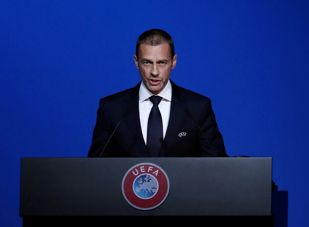 Aleksander Ceferin, presidente de la UEFA (Reuters)