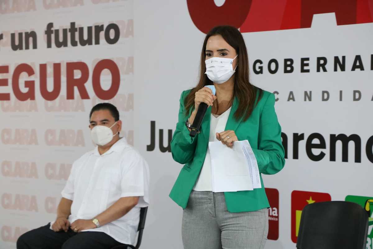 Clara Luz plantea se produzcan vacunas anticovid en Nuevo León. Foto: Leonel Rocha