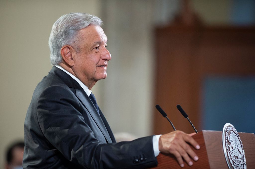 Conferencia matutina del miércoles 12 de mayo en Palacio Nacional. (Cortesía)