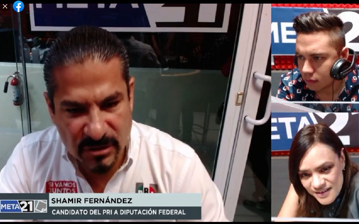 Fernández estuvo en entrevista para el programa #Meta21 con Marcela Moreno y David de la Garza. (Especial)