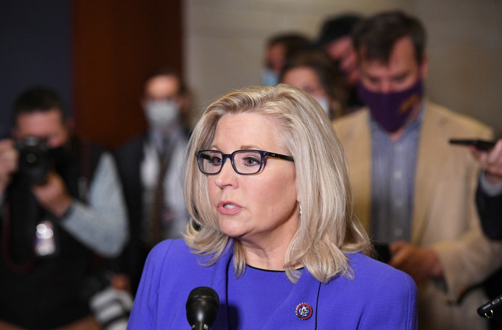 Liz Cheney, representante de Wyoming que criticó los alegatos de Donald Trump. | AFP