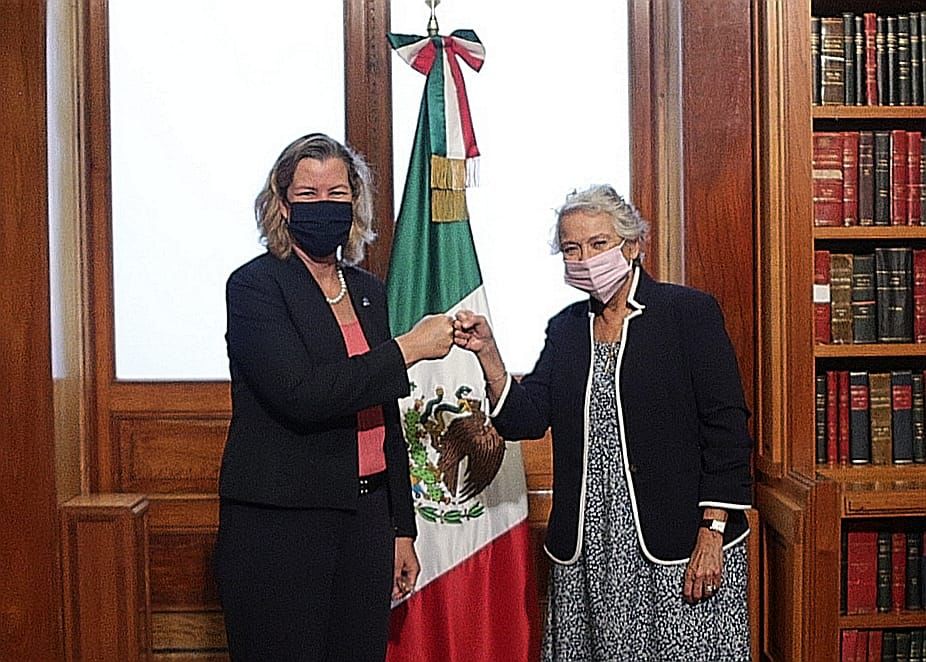 Olga Sánchez Cordero y Kelly Clements.| Especial