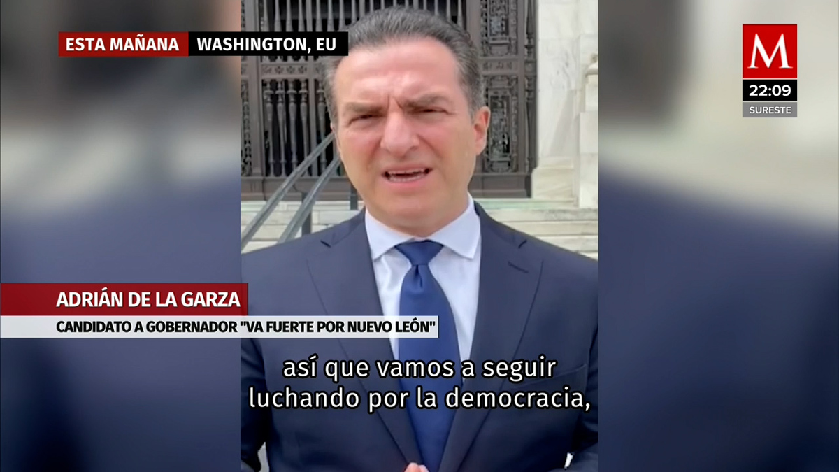 Adrián de la Garza denuncia a AMLO ante la OEA por intervenir en elecciones