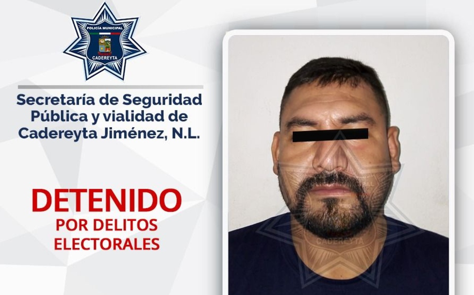 Cae hombre por ofrecer despensas a cambio de a credencial del INE. Foto: Especial