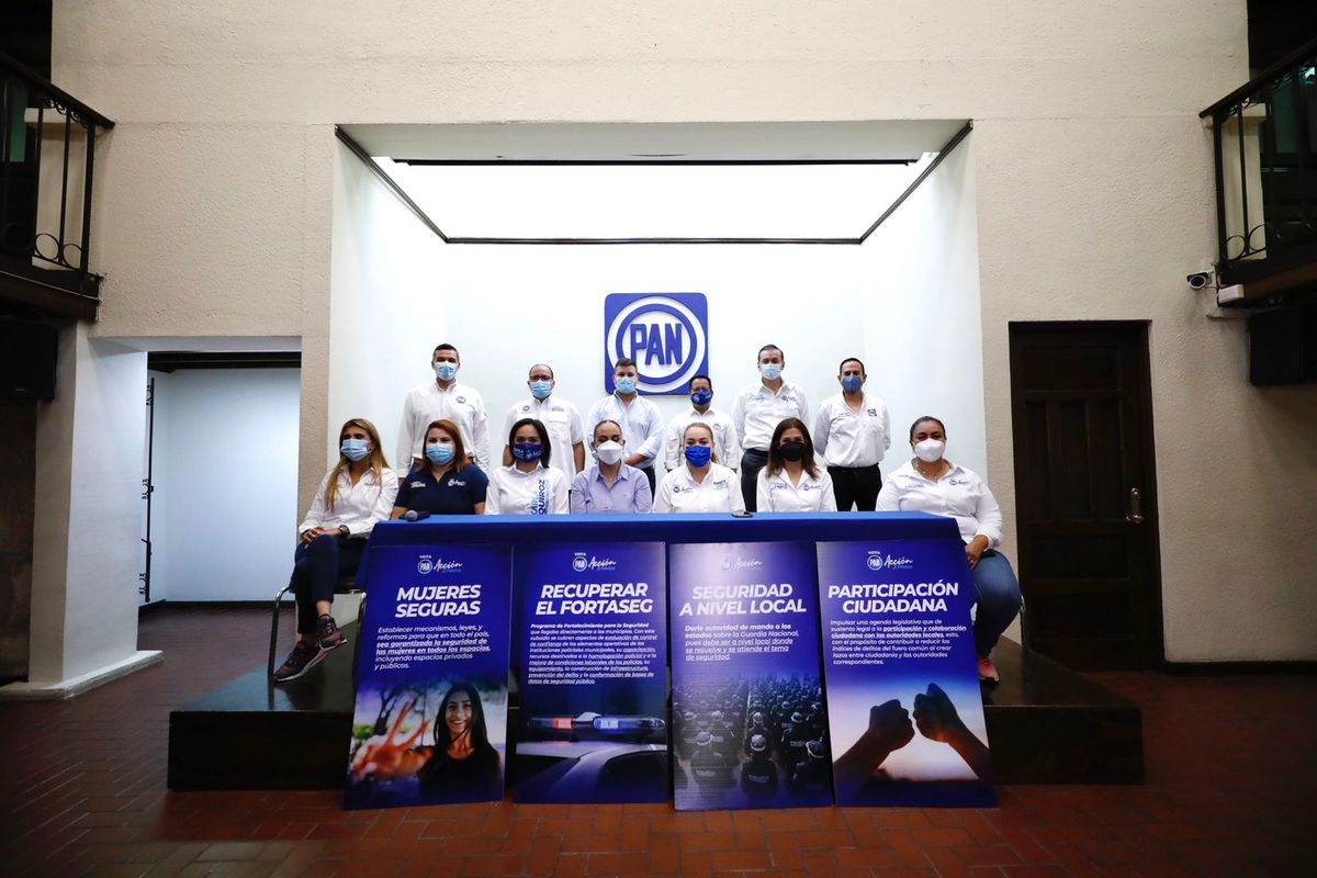 Candidatos a diputados federales del PAN por Nuevo León. Foto: Especial.