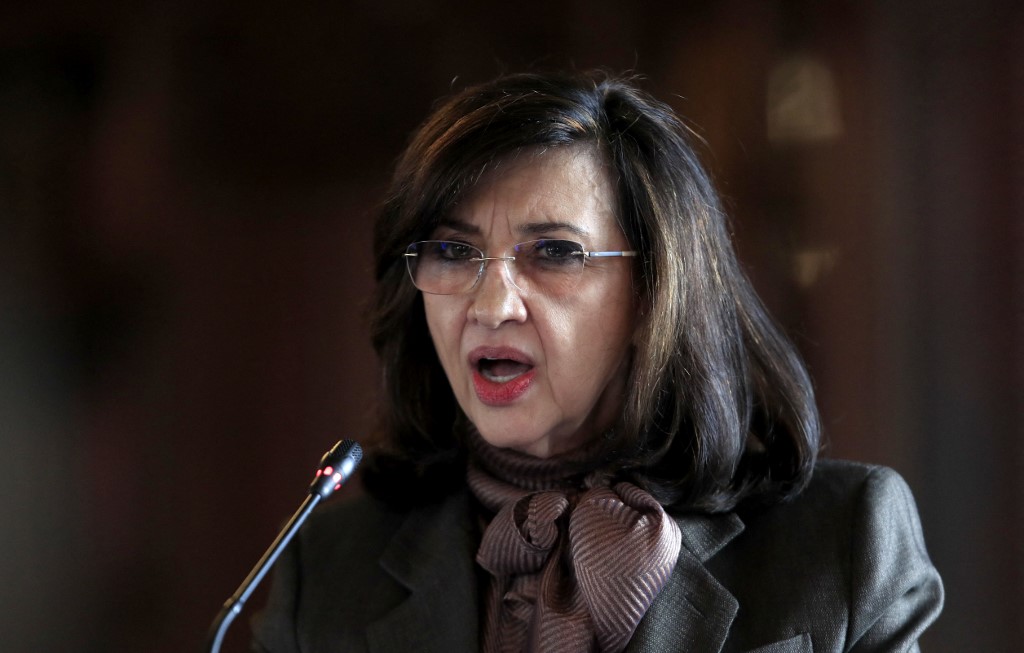 Claudia Blum, ex canciller de Colombia. | AFP
