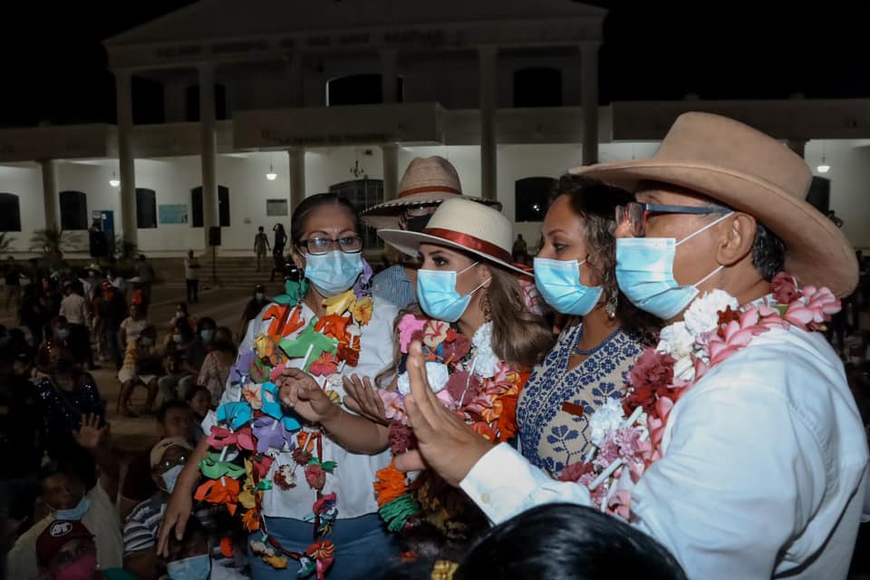 Evelyn Salgado señaló que apoyará a los artesanos indígenas. (Facebook)
