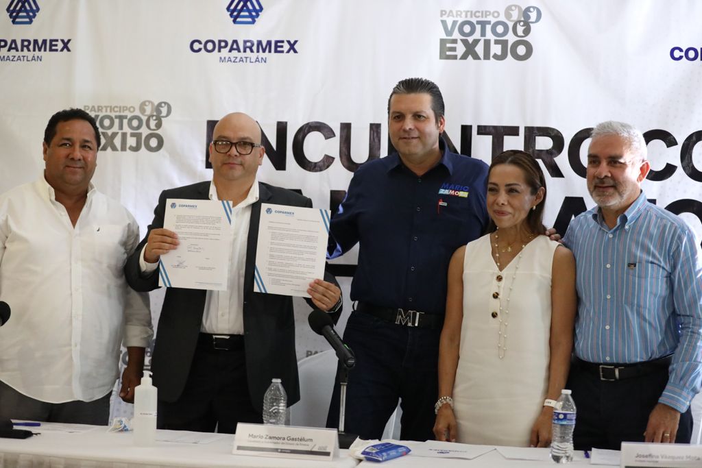 Josefina Vázquez mota y Mario Gastélum. (Especial)
