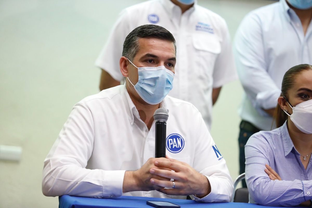 Mauro Guerra, dirigente del PAN en Nuevo León. Foto: Especial.
