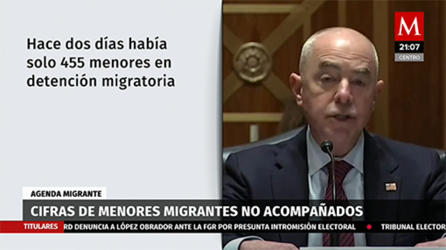 Niños menores no acompañados en centros de detención migratoria.