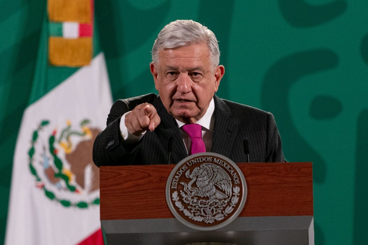 El presidente Andrés Manuel López Obrador en La Mañanera. (Cuartoscuro)