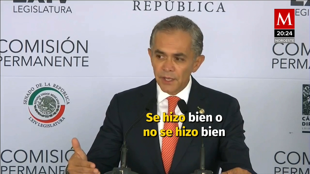 “No voy a repartir culpas”, dice Mancera sobre derrumbe en Línea 12 del Metro