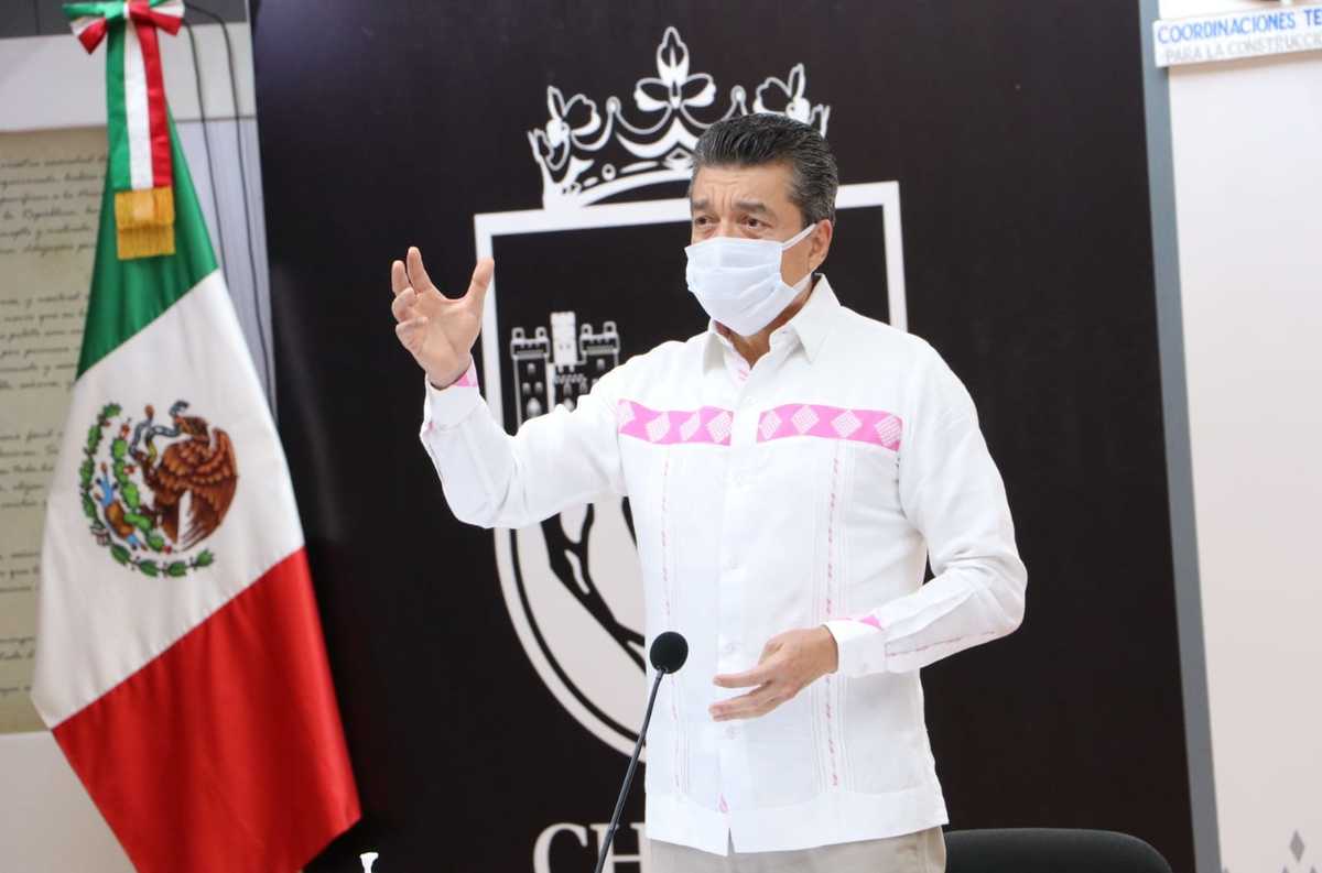 Rutilio Escandón, gobernador de Chiapas.( Especial)