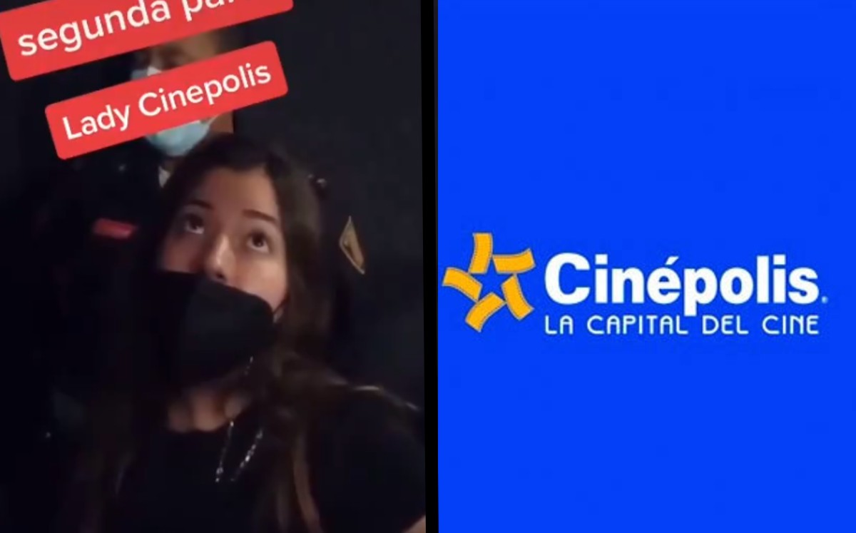 Por no bajar los pies de butaca y amenazar a empleado de Perisur, critican a mujer y la  apodan Lady Cinépolis. (Especial)