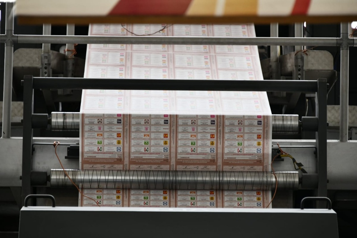 Las boletas se imprimen en las instalaciones de Talleres Gráficos de México. (Kenia Hernández)