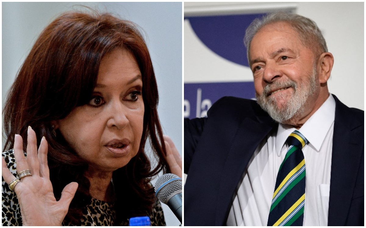 Cristina Fernández de Kirchner y Luiz Inácio Lula da Silva, ex mandatarios de Argentina y Brasil. (Archivo)