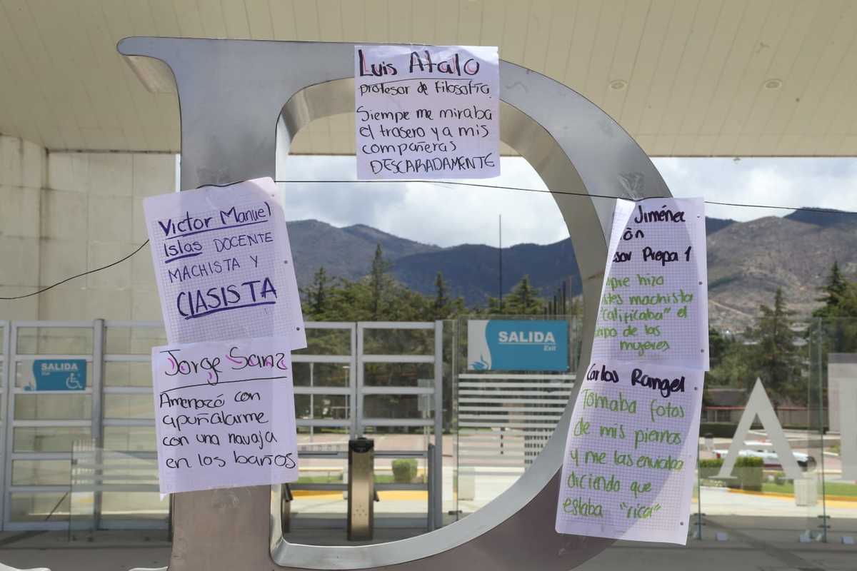 Estudiantes de la UAEH denuncian acoso. (Jorge Sánchez)