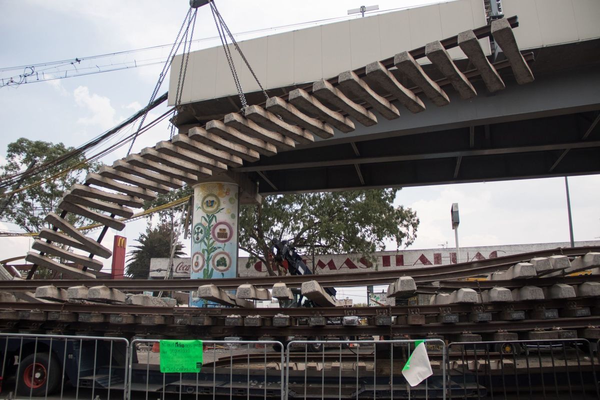 Recolección de las vías del Metro de la Ciudad de México. (Cuartoscuro)