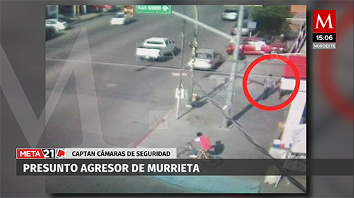 Cámaras de seguridad captan a presunto asesino de Abel Murrieta