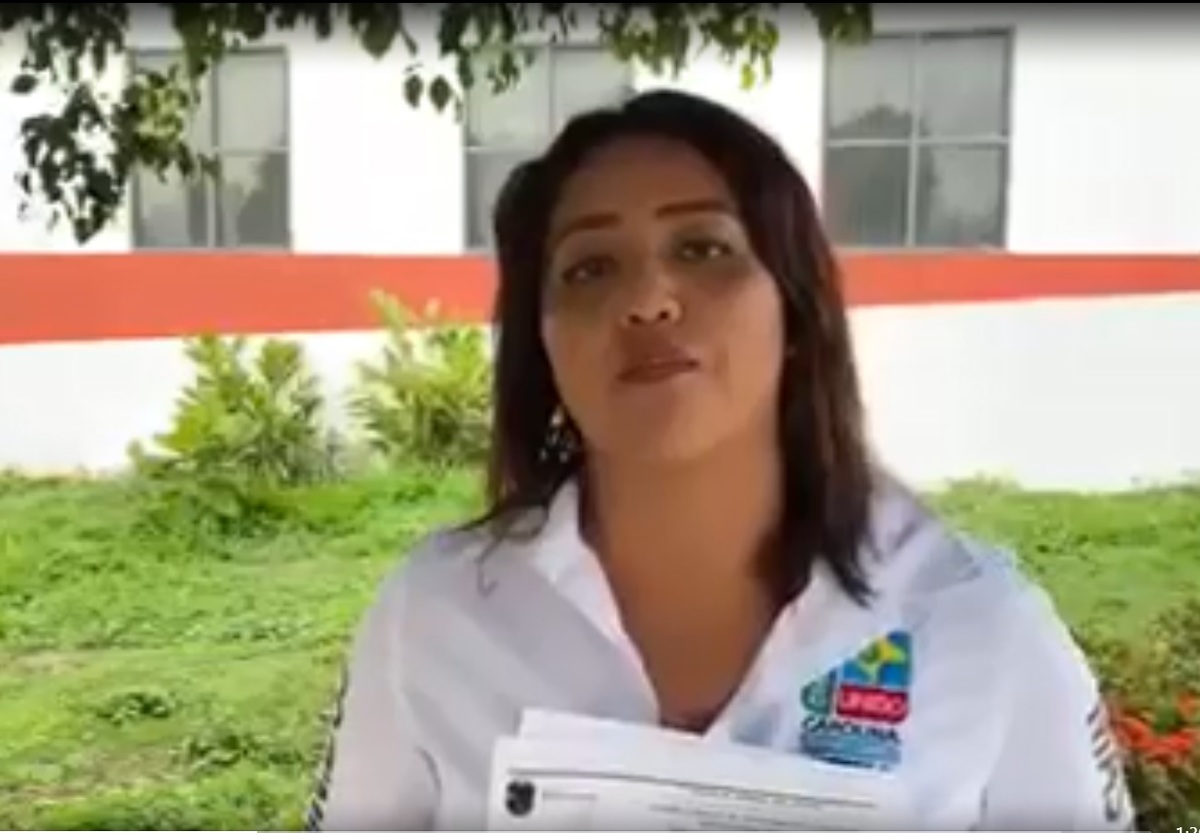 Carolina Concepción, candidata a diputada local interpuso una demanda formal ante la Fiscalía de Distrito. (Julio Navarro Cárdenas)