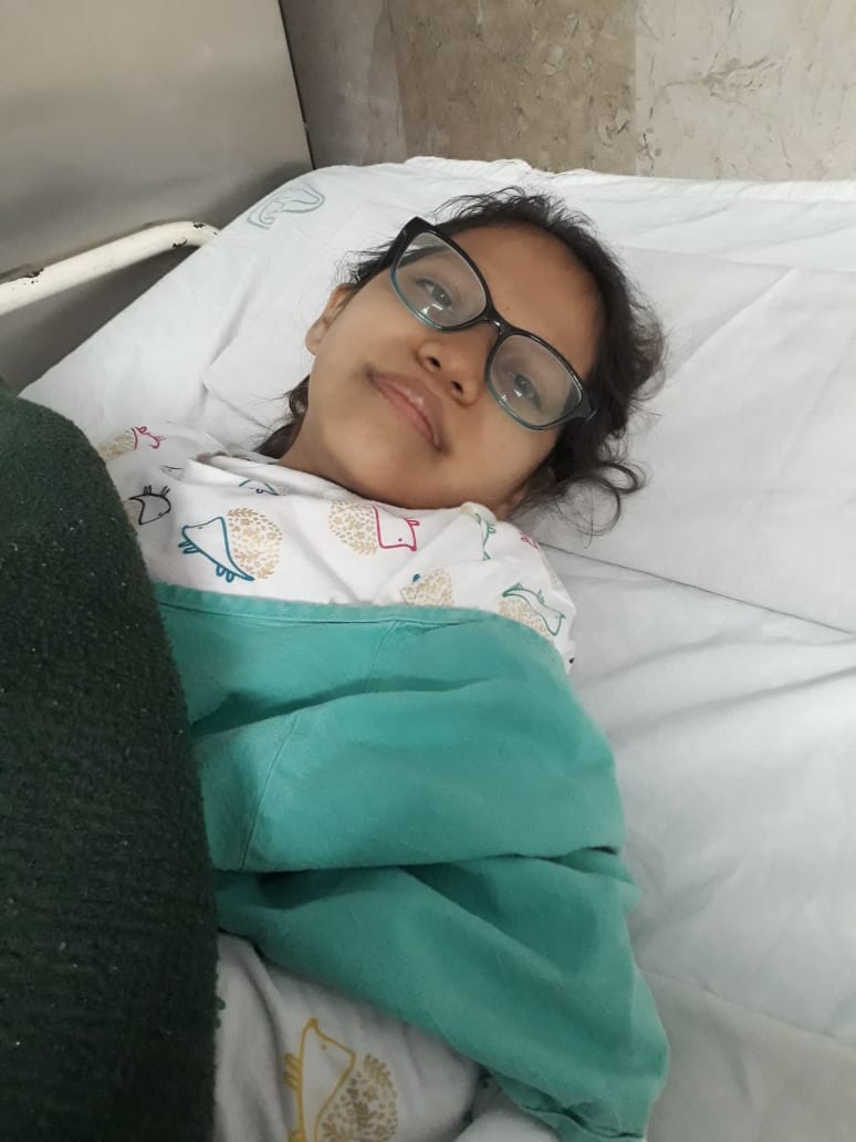 Camila padece anemia aplásica y requiere viajar a Monterrey. (Elda Leticia Gutiérrez)