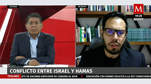 Moises Garduño académico de la UNAM habla del conflicto entre Israel y Hamas