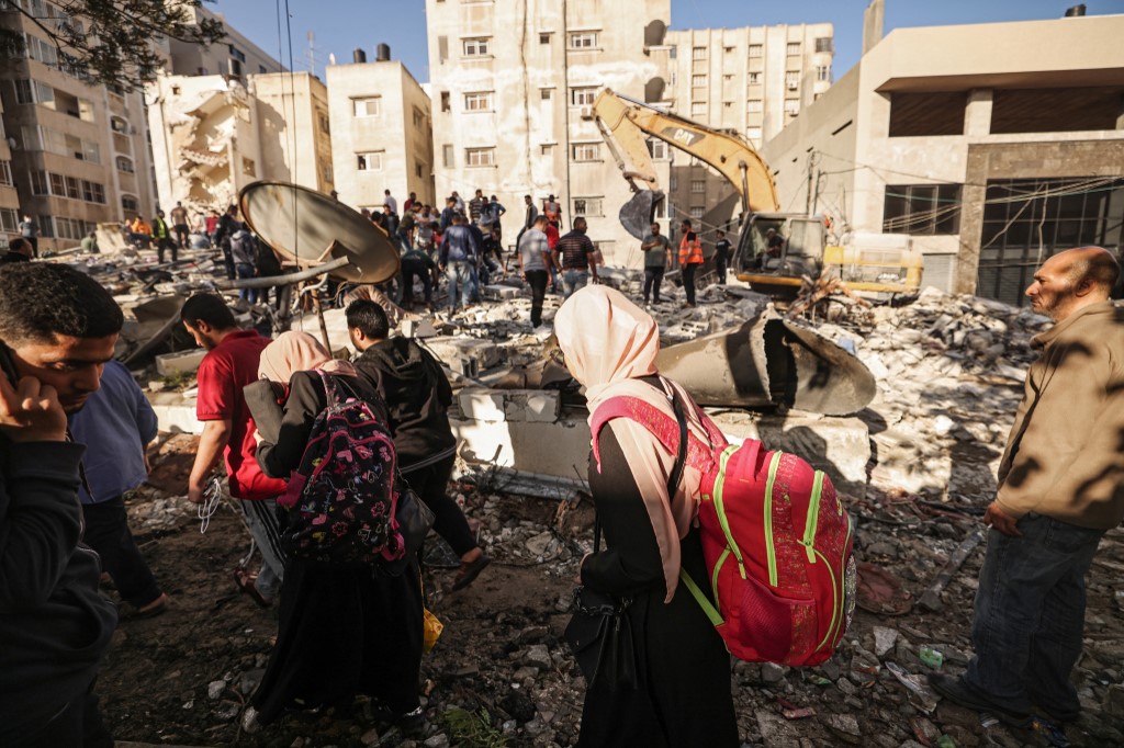 Casi 200 palestinos en Gaza han muerto por los bombardeos de Israel en la región. (AFP)