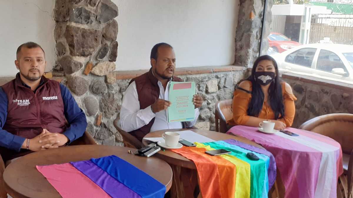 Ángel Tenorio Cruz, secretario de Diversidad Sexual de Morena en Hidalgo. (Teodoro Santos)