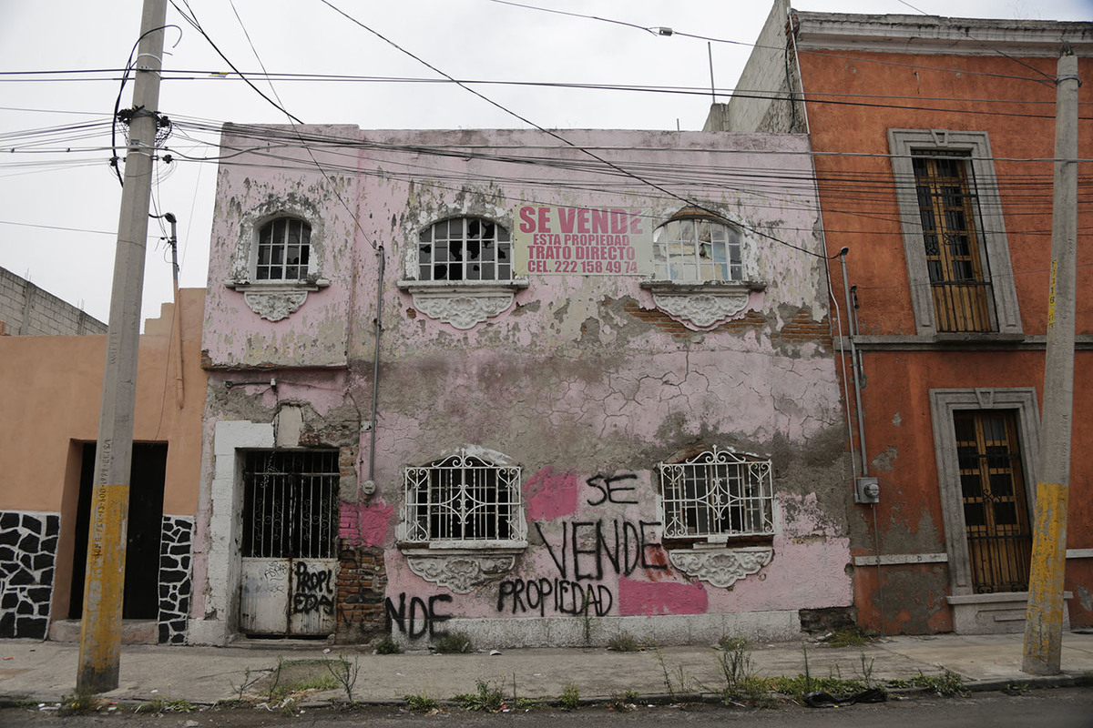 Casonas a punto de caerse en barrios de Puebla | Andrés Lobato