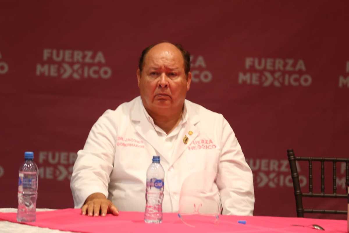 Emilio Jacques, candidato de Fuerza por México. Foto: Raúl Palacios.