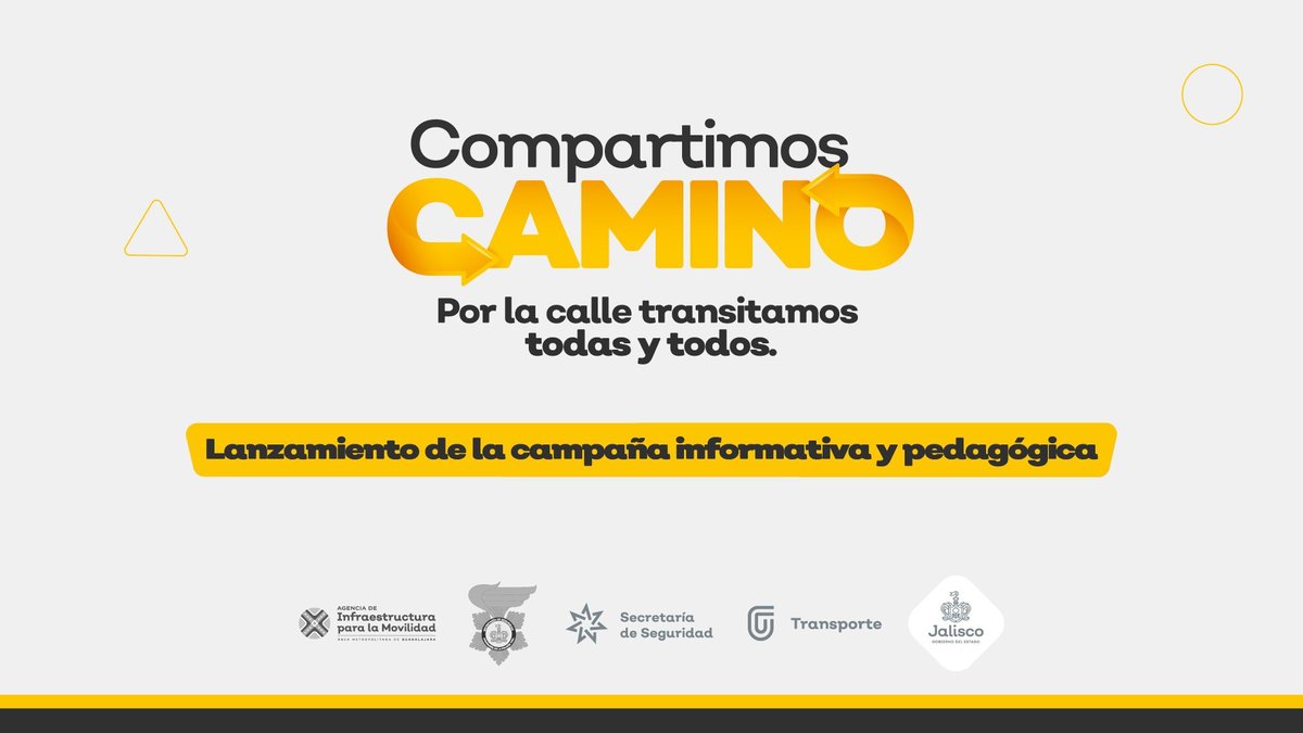 Lanzan campaña 'Compartimos Camino' en Jalisco (Cortesía)