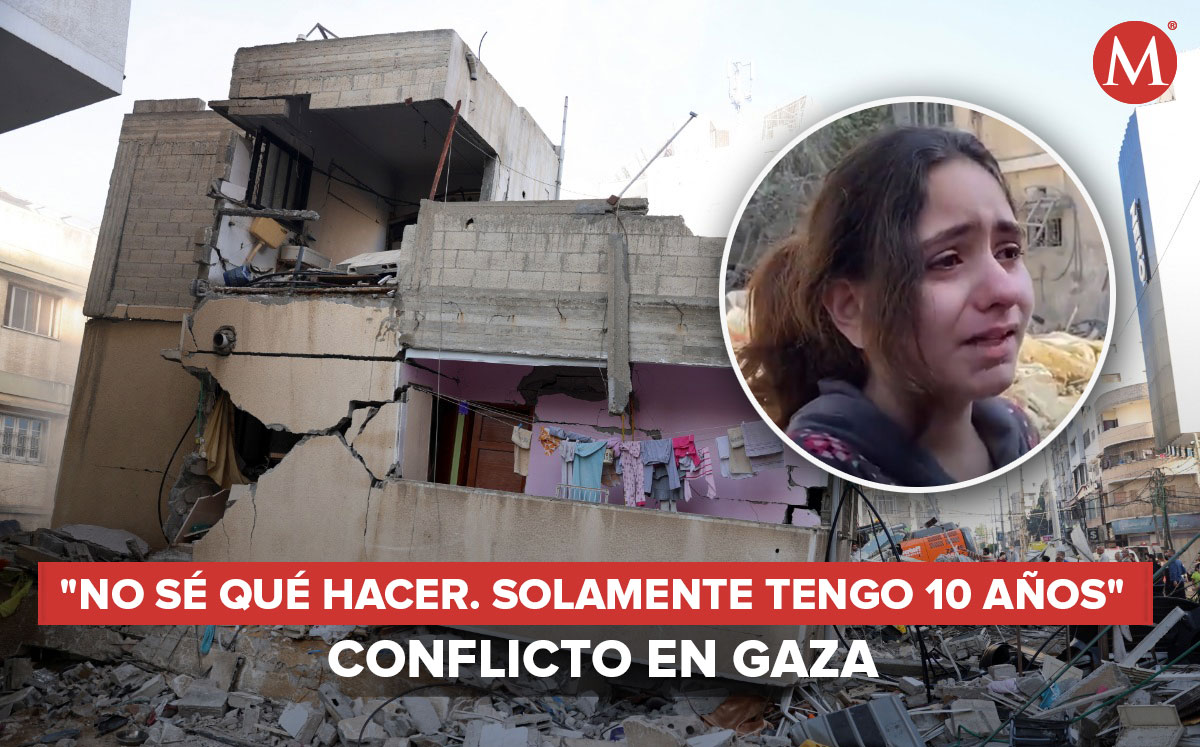 Nadine Abdel-Taif entregó su relato ante el conflicto entre Israel y Pelestina. | Fotos: Reuters y Middle East Eye; Diseño: Mauricio Ledesma