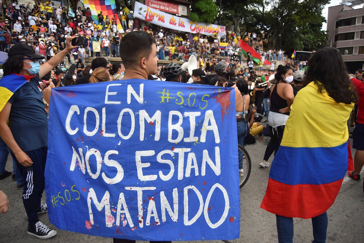 Las protestas en Colombia se han intensificado contra el gobierno de Iván Duque. | EFE