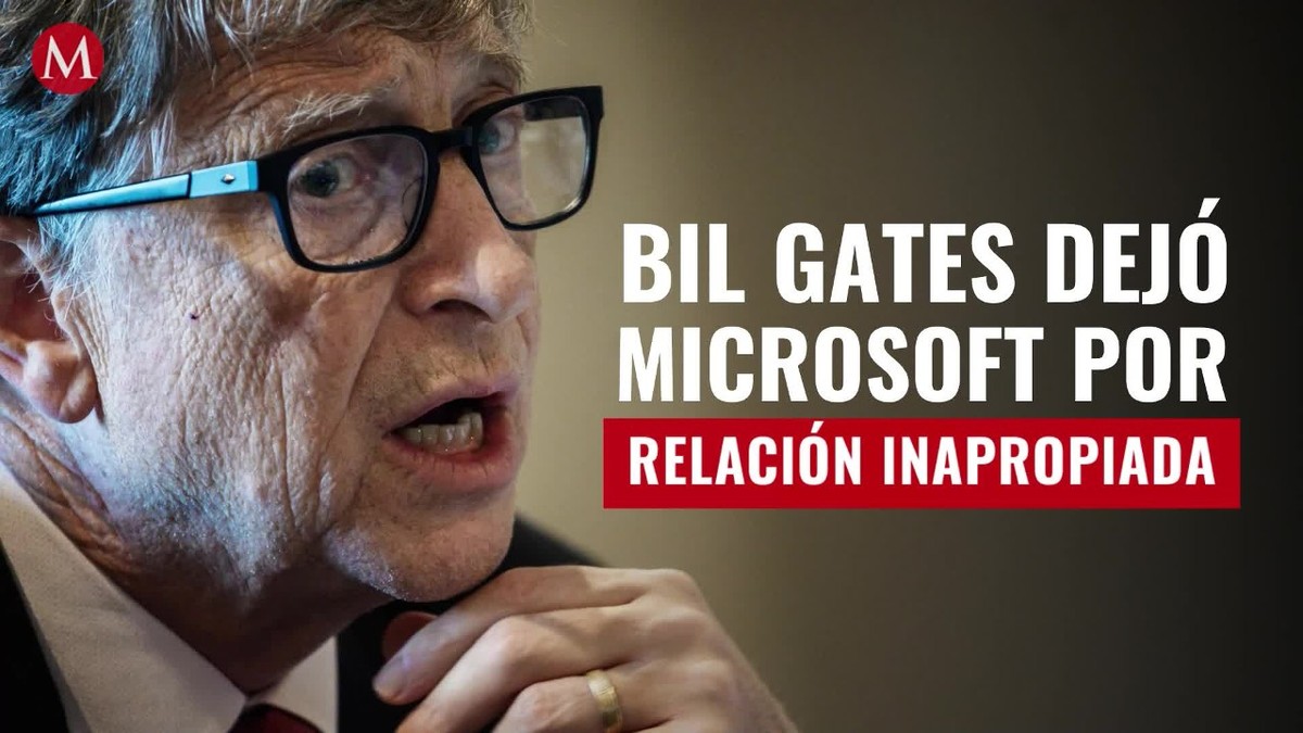 Bill Gates dejó Microsoft ante investigación de relación "inapropiada" con empleada