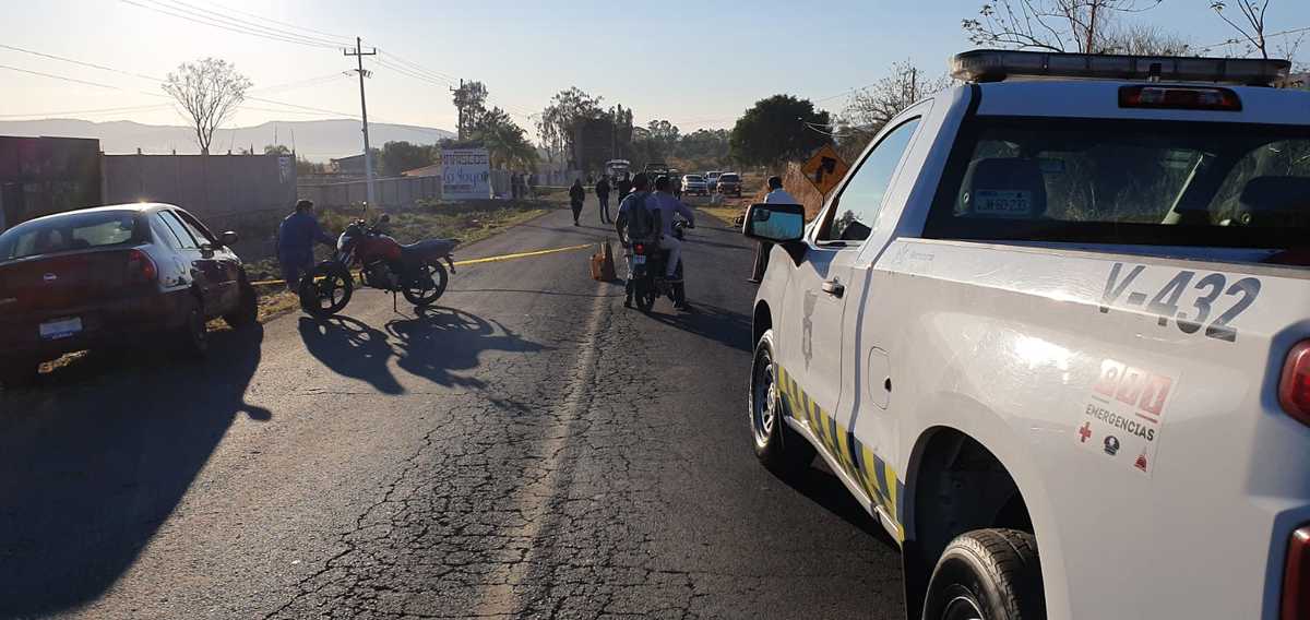 Hombre muere en choque contra caballo en carretera de Tlajomulco (Juan Carlos Munguía)
