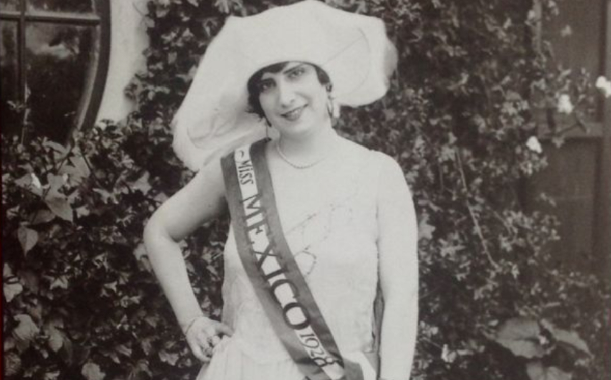María Teresa de Landa fue la primera Señorita México en 1928. (Especial).