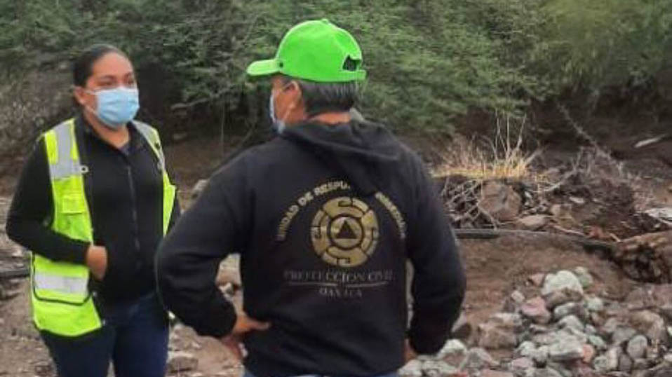 Mueren dos hombres arrastrado por la corriente de un río en Oaxaca
