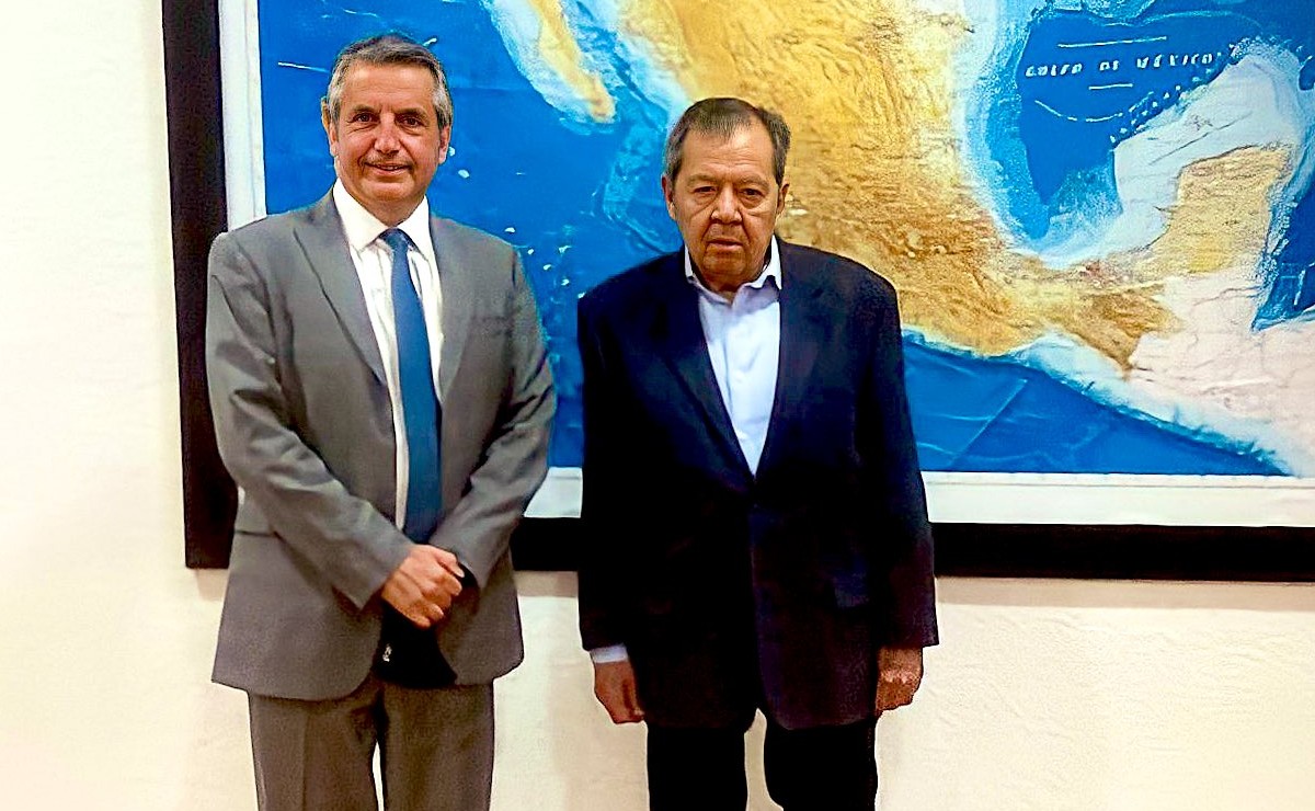 Porfirio Muñoz Ledo se reunió con Julio Santaella, presidente del Inegi. | Twitter