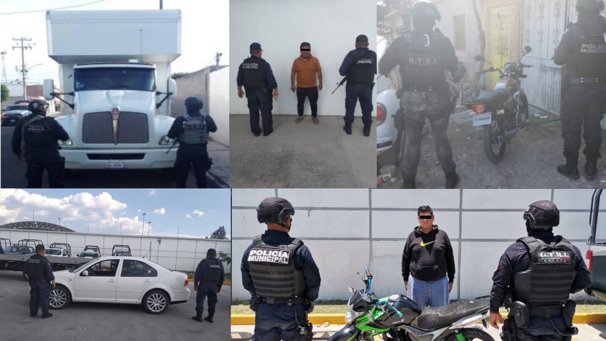 Recuperan 4 vehículos con reporte de robo en Celaya; hay 2 detenidos. ESPECIAL