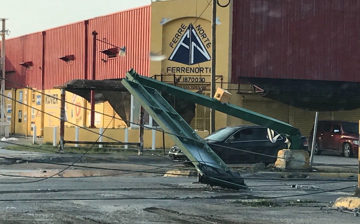 Tormenta en Nuevo Laredo. (Ricardo Hernández)