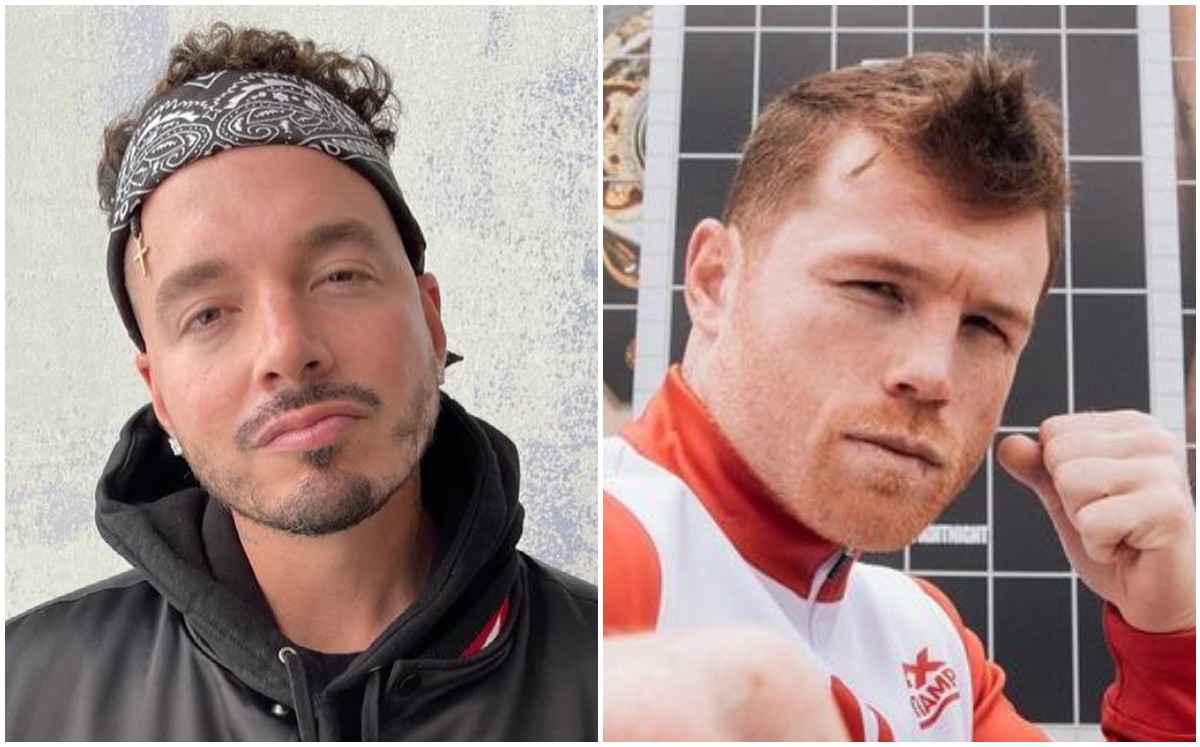 J Balvin se burla de foto de El Canelo tras boda (Especial).