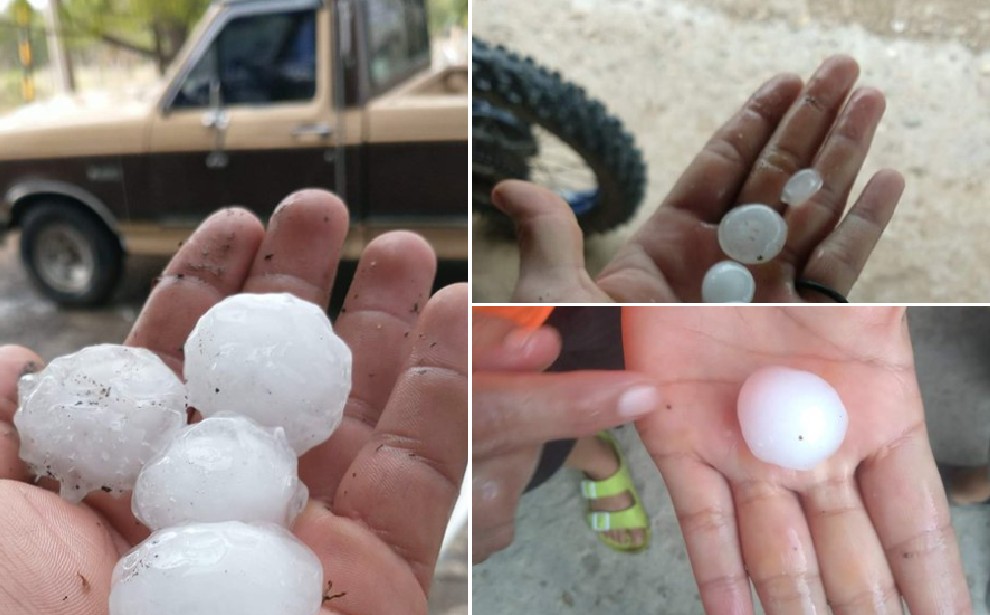 Granizo en González