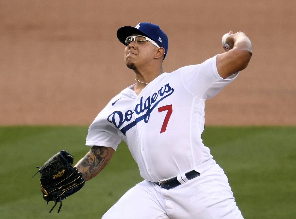 Julio Urías, jugador de Los Angeles Dodgers (AFP)