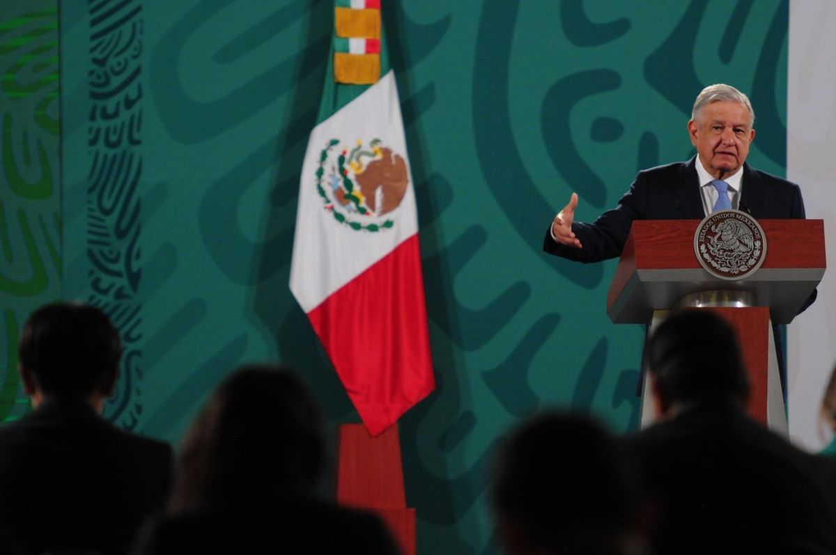 El presidente Andrés Manuel López Obrador en La Mañanera. (Cuartoscuro)