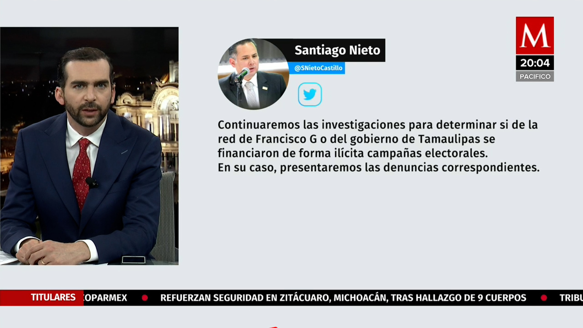 UIF congela cuentas de García Cabeza de Vaca, gobernador de Tamaulipas