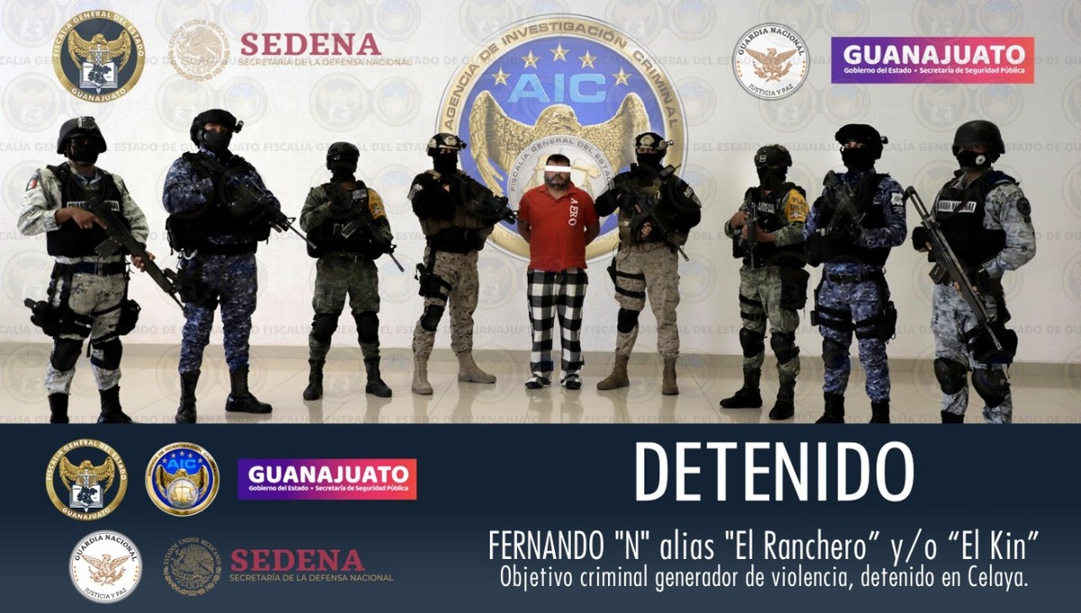 Capturan en Celaya a “El Ranchero” líder de célula del CSRL