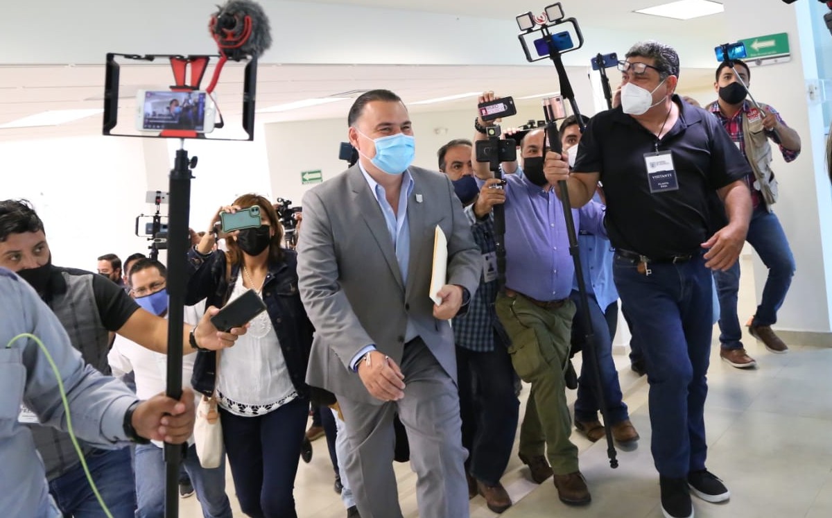 Gerardo Peña Flores, presidente de la Junta de Coordinación Política del Congreso de Tamaulipas. (Yazmín Sánchez)